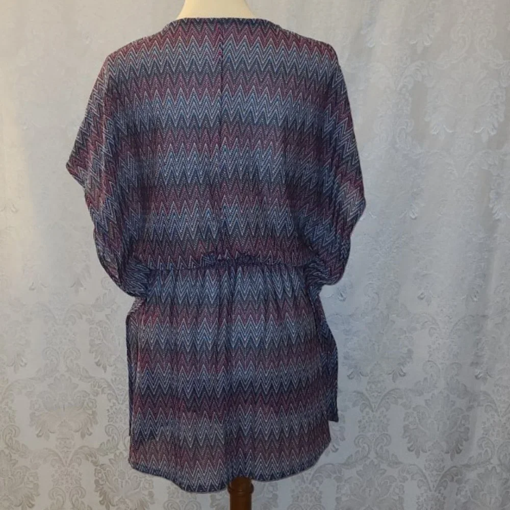 Ruby Ribbon Flamestitch Tunic #0342 Size XS-M